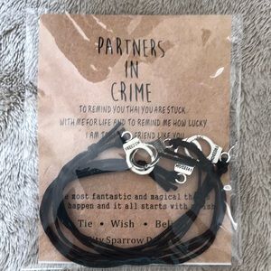 Partners in crime matching bracelets